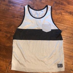 UA pocket tank. Size L, Black and Gray